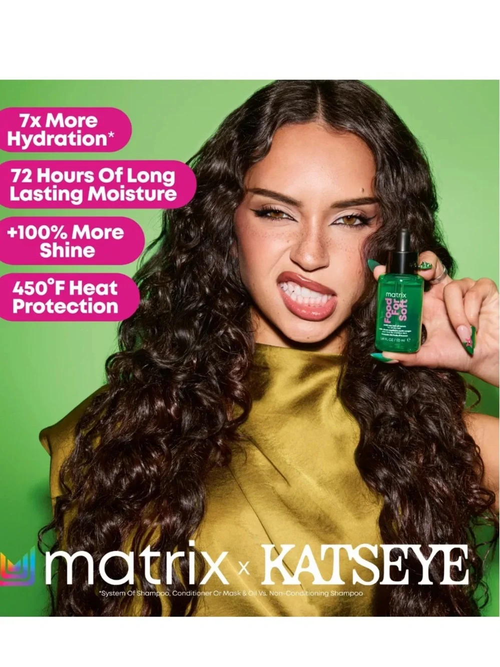 Matrix Food For Soft Multi-Use Hair Oil Serum 1.7oz BRAND NEW IN BOX